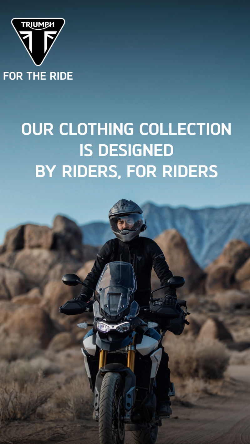 Triumph Genuine Clothing Available Online – Shipping Australia-Wide