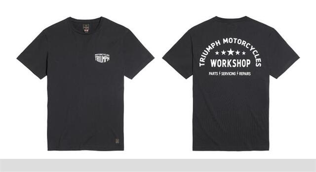 Triumph Workshop Address Tshirt