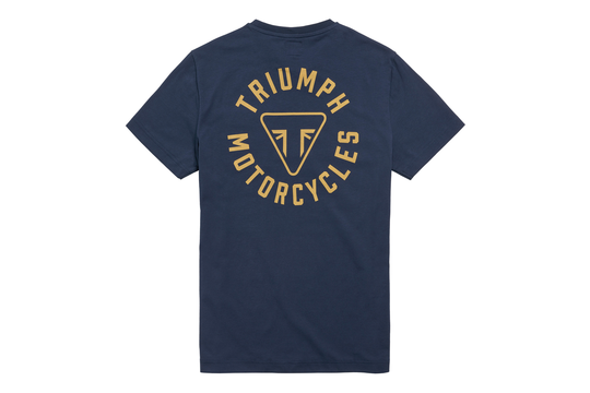 Triumph Newlyn Navy Tee