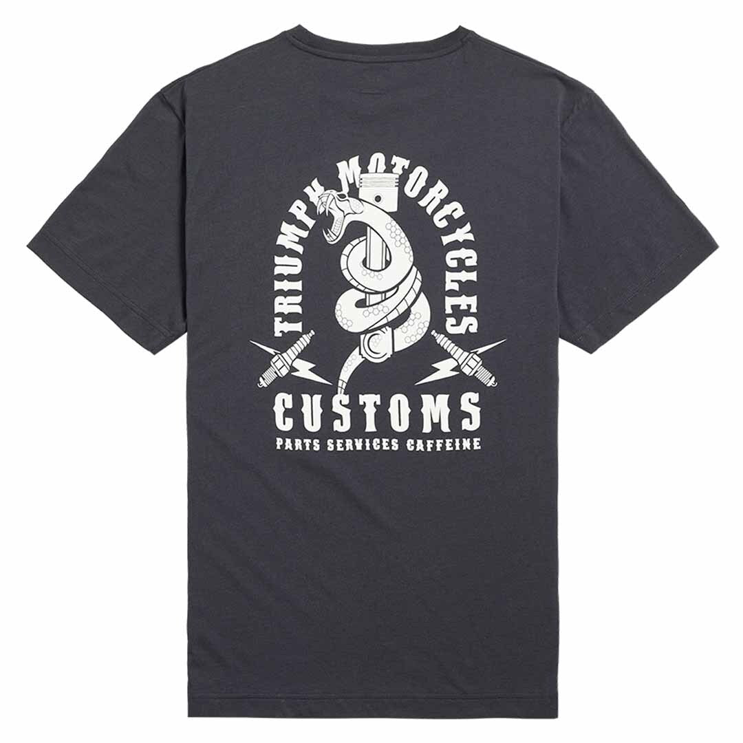 Triumph Snake Pit Pocket Tee - Black or White