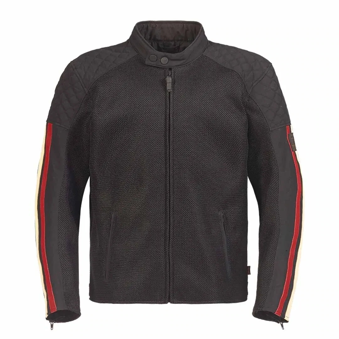 Triumph Braddan Retro Mesh Jacket in Black