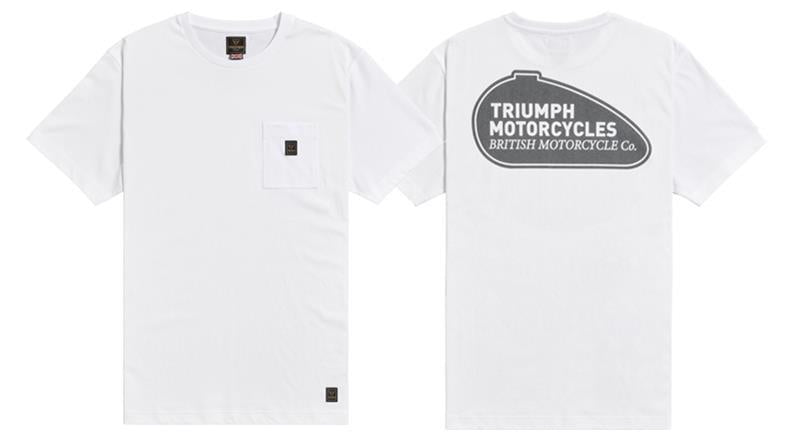 Triumph Genuine Refuel T-shirt in Black or White