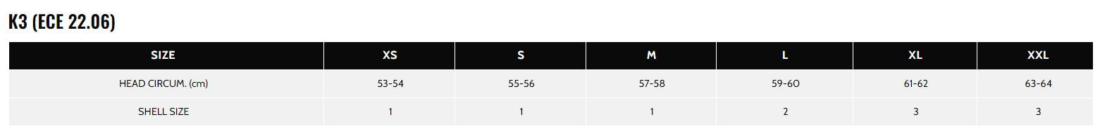AGV K3 - COMPETIZION RED S
