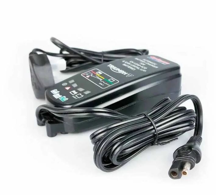 Triumph Genuine Combination Battery Charger – Lithium & Standard Compatible (Part #A9938827)