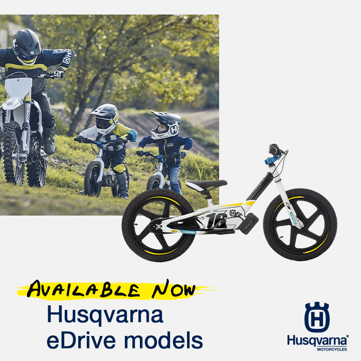 Husqvarna Factory Replica Stacyc eDrive - FREE Husqvarna Kids Team Zip Hoodie!