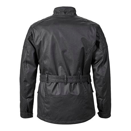 Triumph Beck 2 Black Wax Cotton Motorcycle Jacket