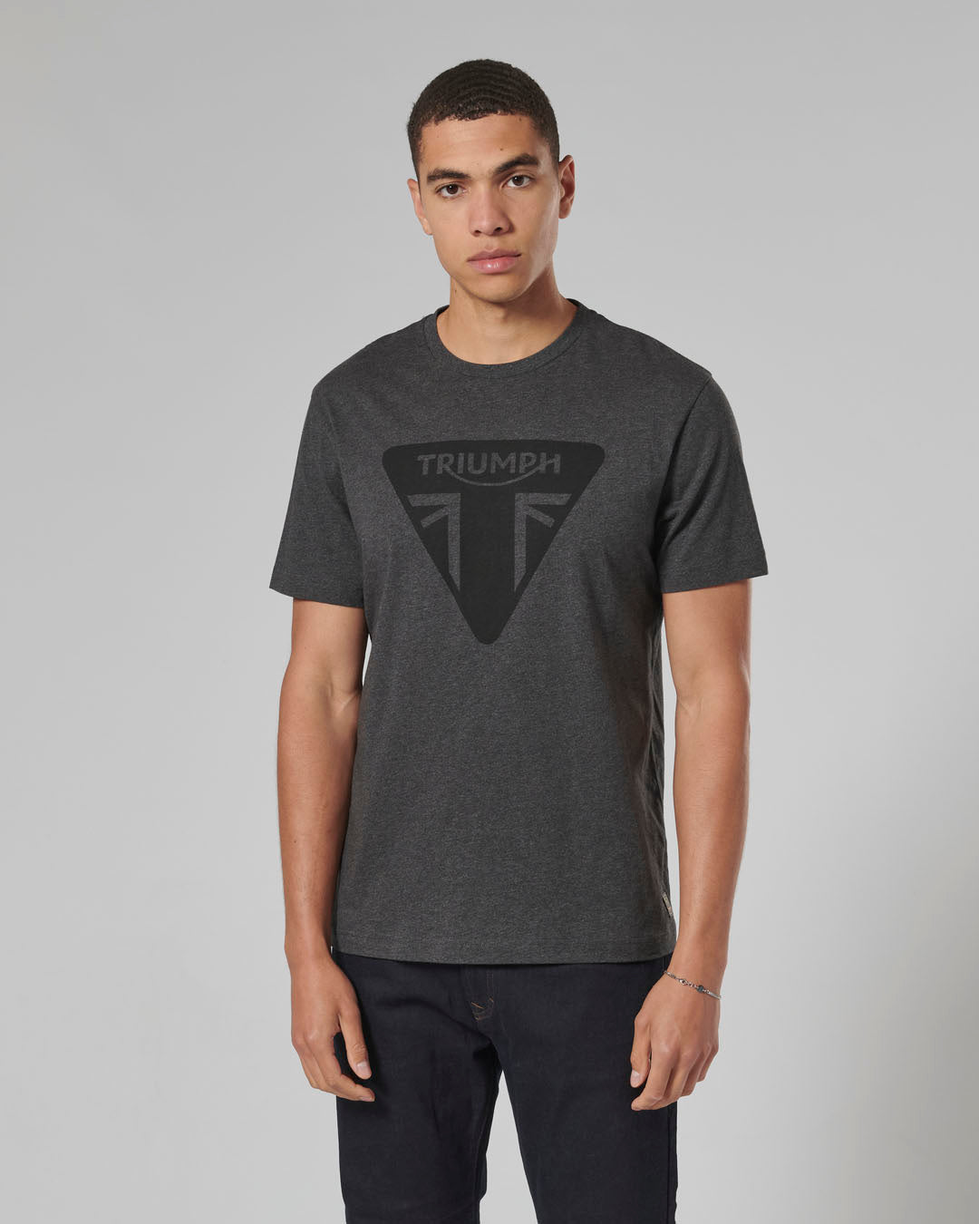 Triumph Helston T-shirt in Black or Black Marle or White