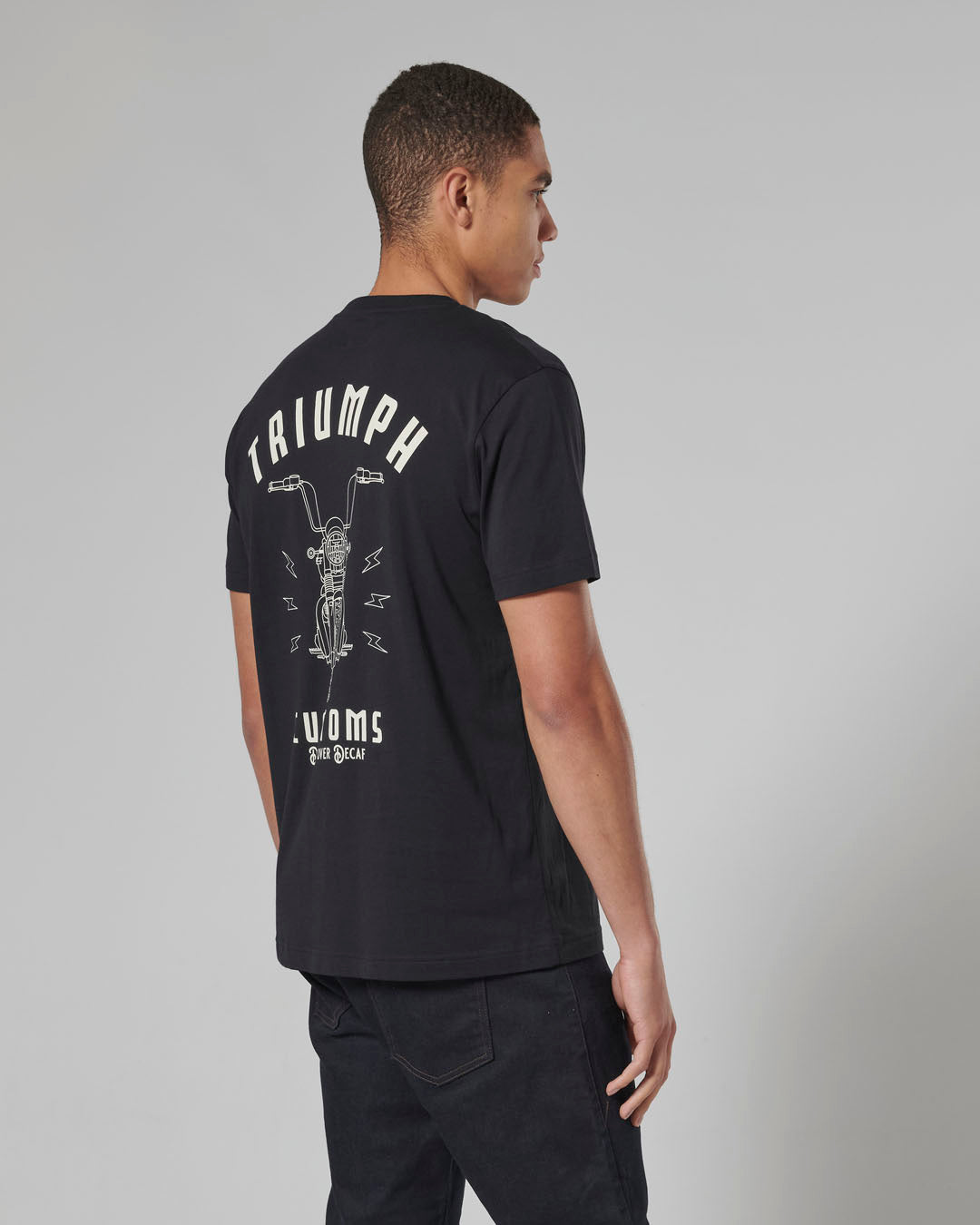 Triumph Ape T-shirt - Black or White - Mens and Ladies
