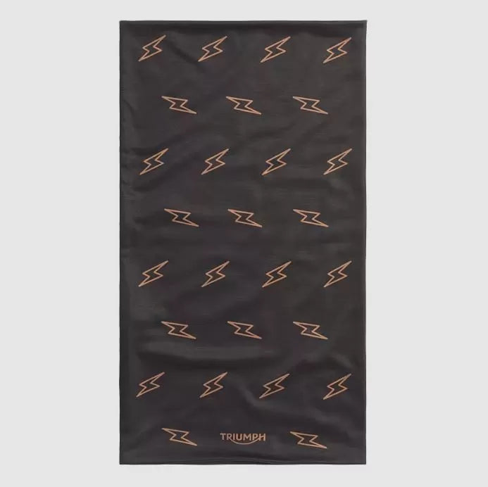 Triumph Decaf Reversible Neck Tube Black / Gold