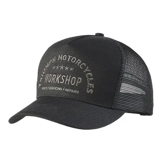 Triumph Workshop Trucker Cap Black