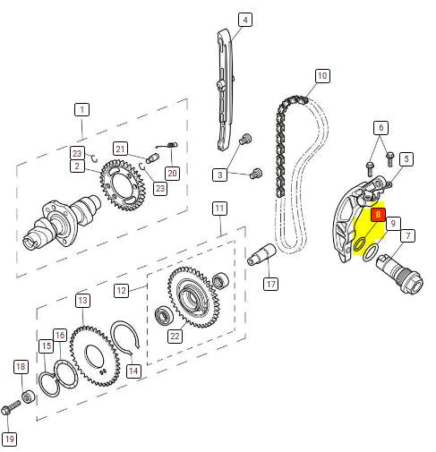 Genuine Triumph O Ring, 18.8 x Dia 1.9 – T3600199