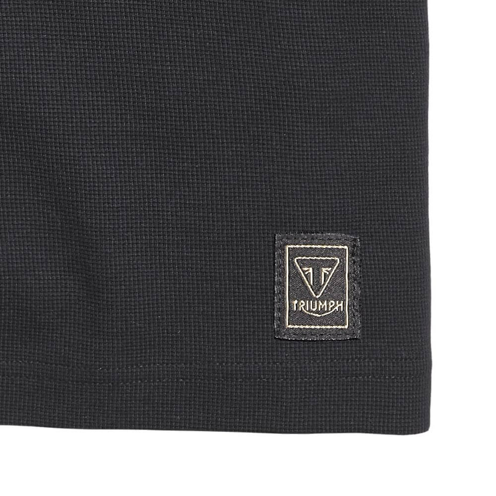 Triumph Bettmann Long Sleeve Waffle Shirt - Jet Black, Khaki or Grey