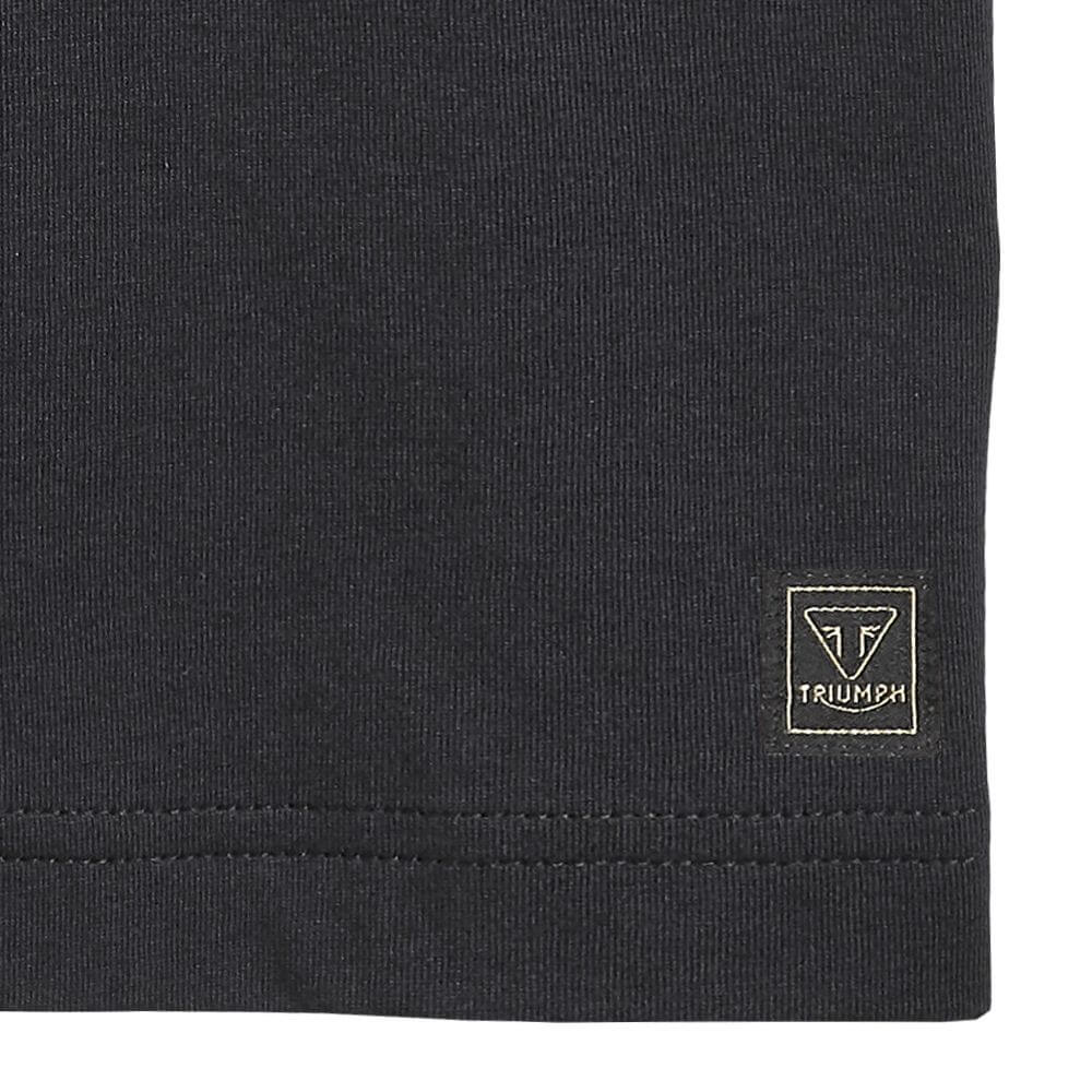Triumph Burnham Jet Black T-shirt