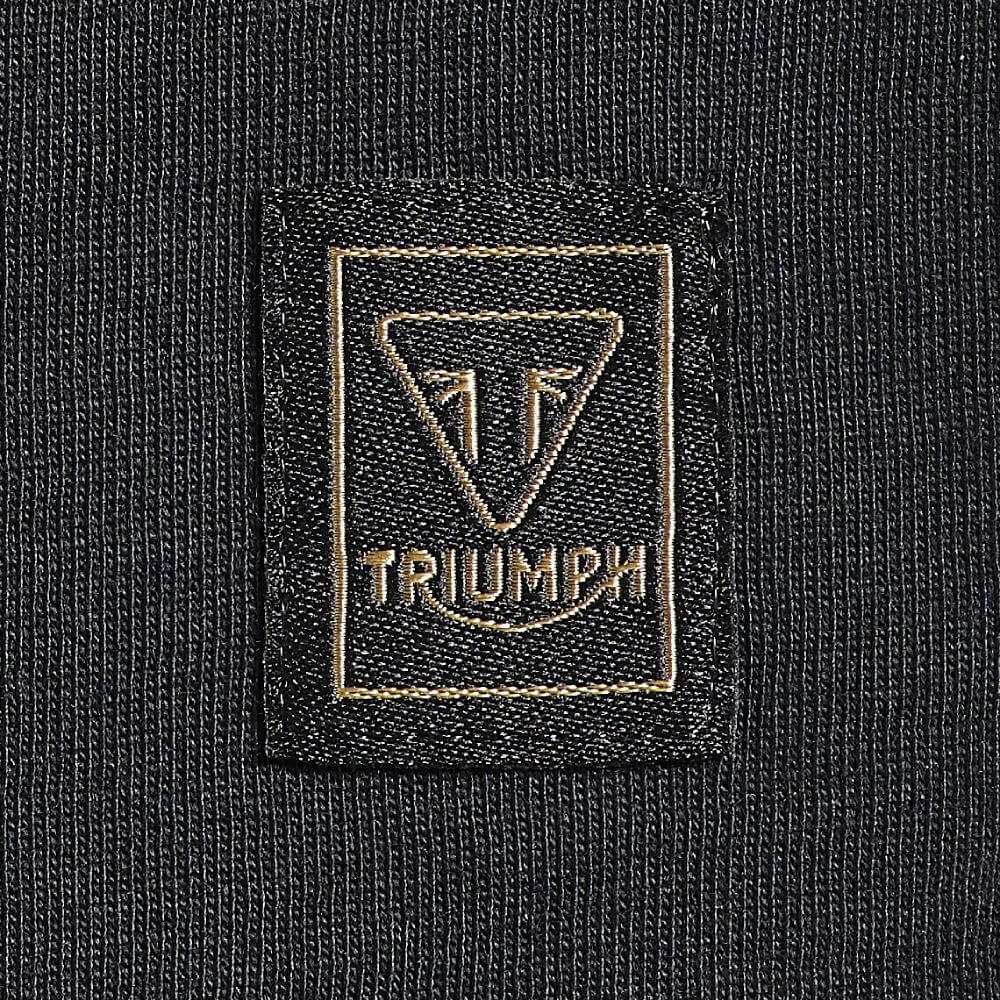 Triumph Burnham Jet Black T-shirt