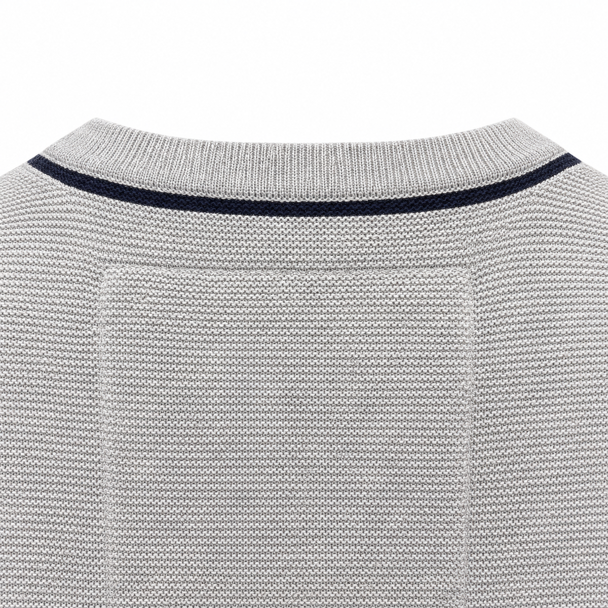 Triumph V Neck Sweater - 100% Cotton - Grey Marle