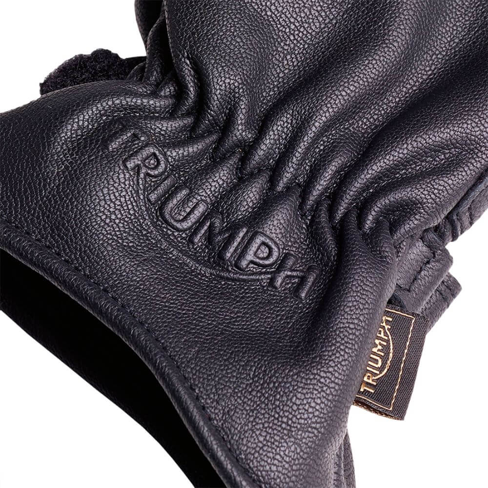 Triumph Vance Leather Glove in Black