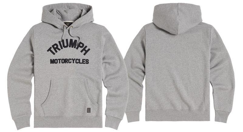 Triumph Carrick Pull-on Hoodie Jumper - Black or Grey Marle - LAST SIZES