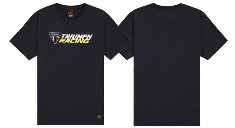 Triumph Genuine Racing T-shirt Black/Yellow