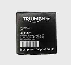 Triumph Genuine Spin-On Oil Filter Part #T1218001