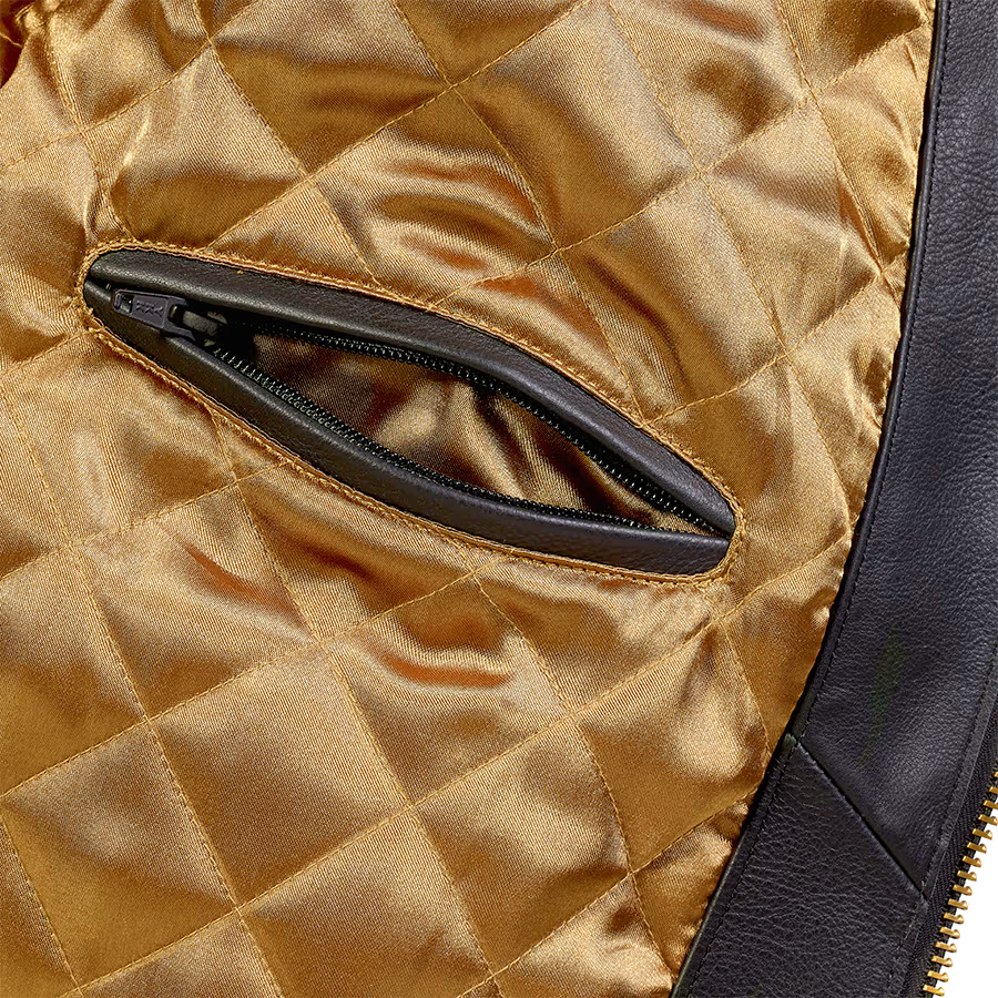 Triumph Braddan Sport Jacket in Black and Gold