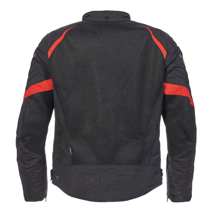 Triple Sports Mesh Jacket in Black, White and Red