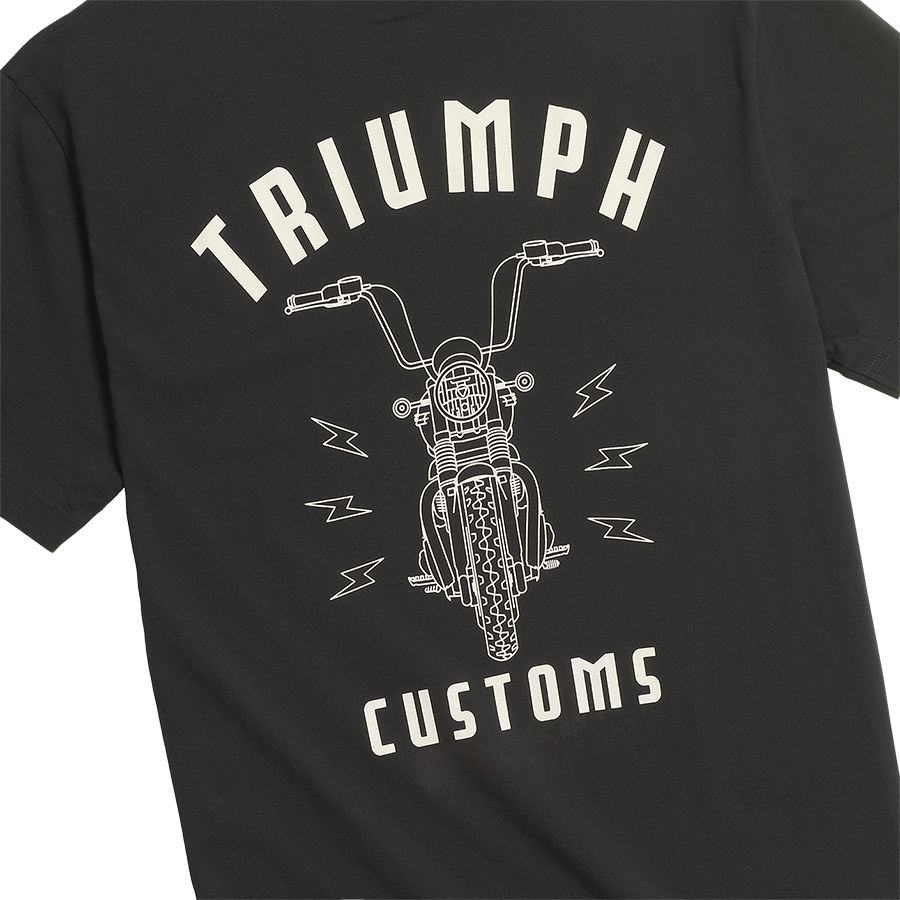 Triumph Ape T-shirt - Black or White - Mens and Ladies