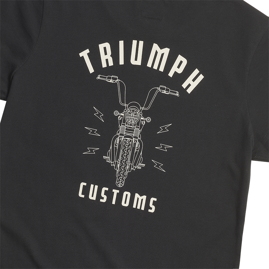 Triumph Ape T-shirt - Black or White - Mens and Ladies