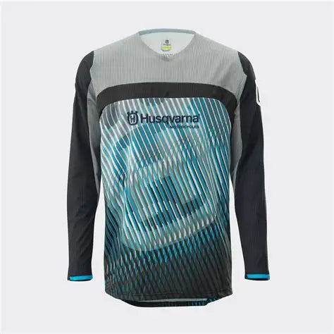 Husqvarna Railed Shirt Pro - White or Blue/Yellow
