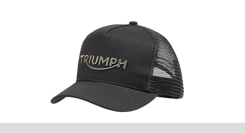 Triumph Whysall Trucker Cap in Black or Black/White