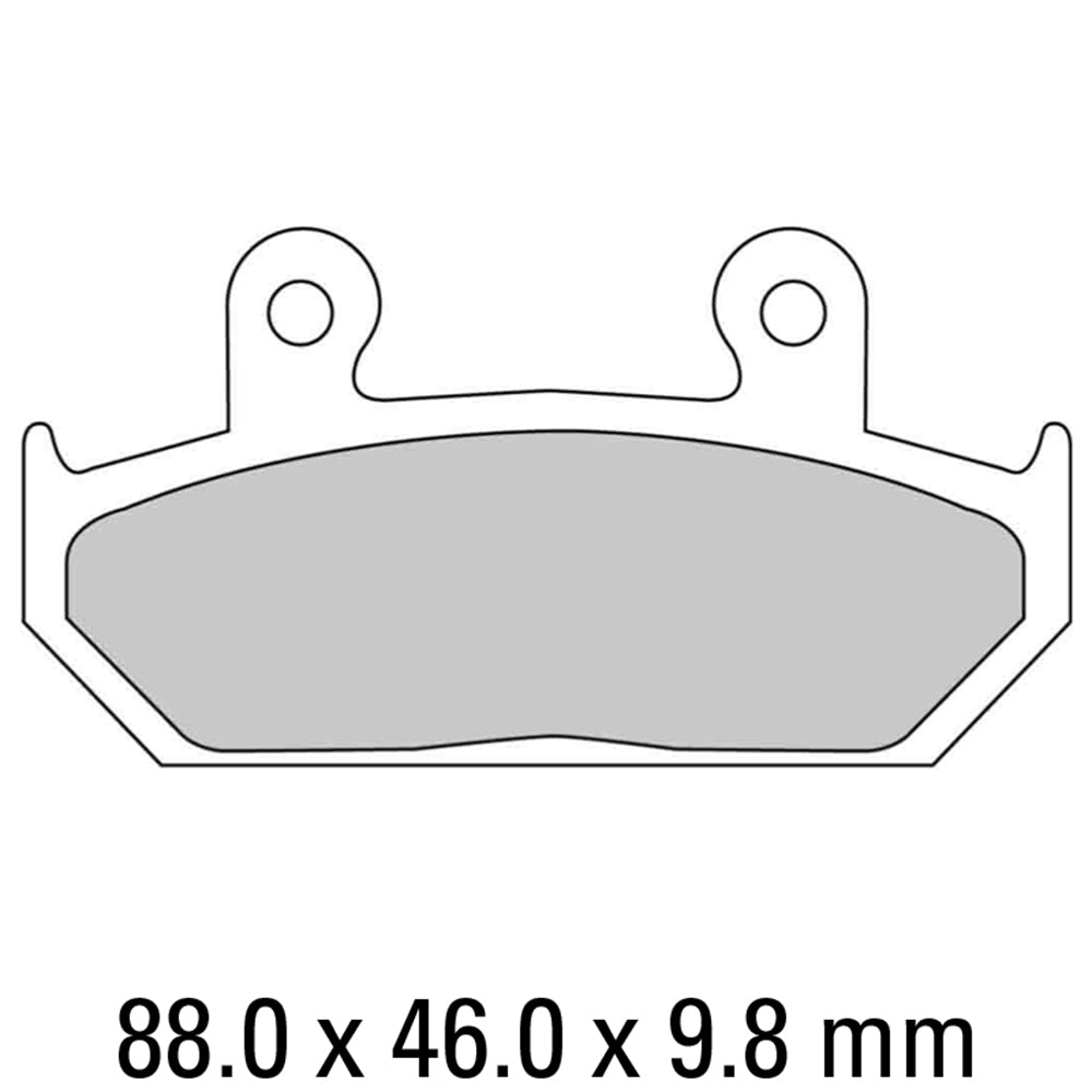 FERODO Brake Disc Pad Set - FDB663 ST