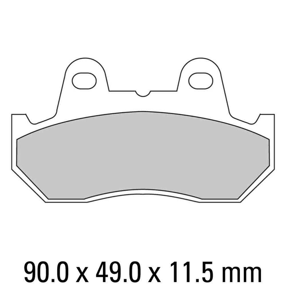 FERODO Brake Disc Pad Set - FDB665 ST