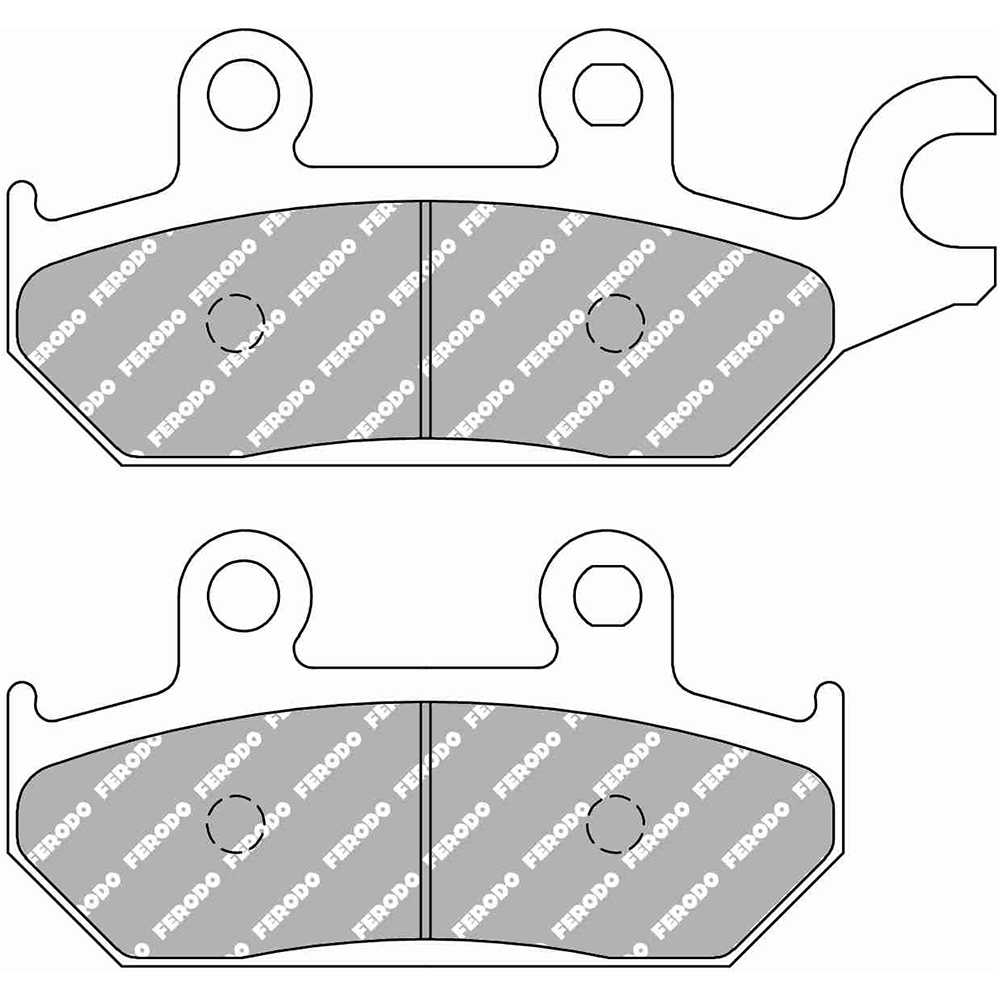 FERODO Brake Disc Pad Set - FDB2301 SG Sinter Grip SG Compound - Road, Off-Road or Competition