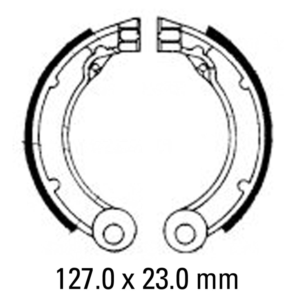 FERODO ECO Brake Shoe Set - FSB890A - 02-0873-50