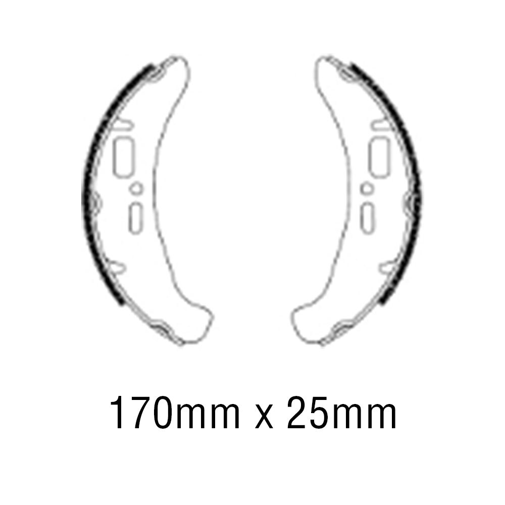 FERODO ECO Brake Shoe Set - FSB892EF