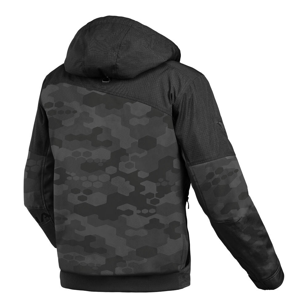 Macna Racoon Jacket Black/Camo Large