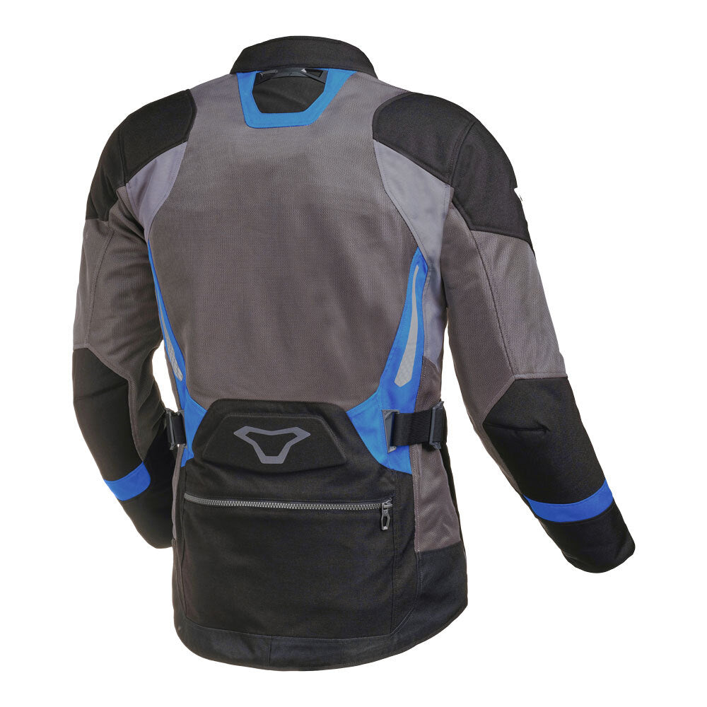 Macna Aerocon Jacket Black/Grey/Blue Large