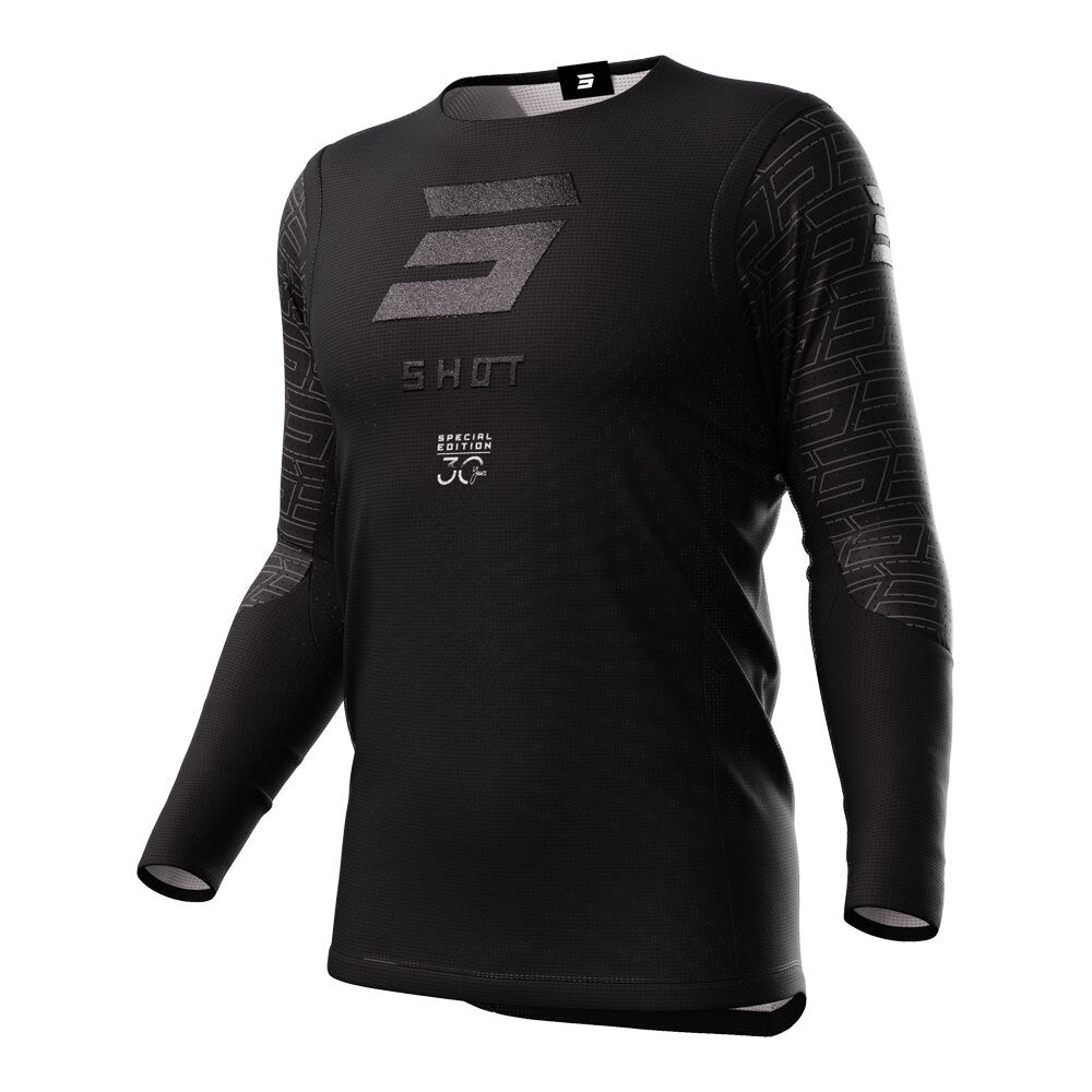 Shot Aerolite Legacy Jersey Black Medium