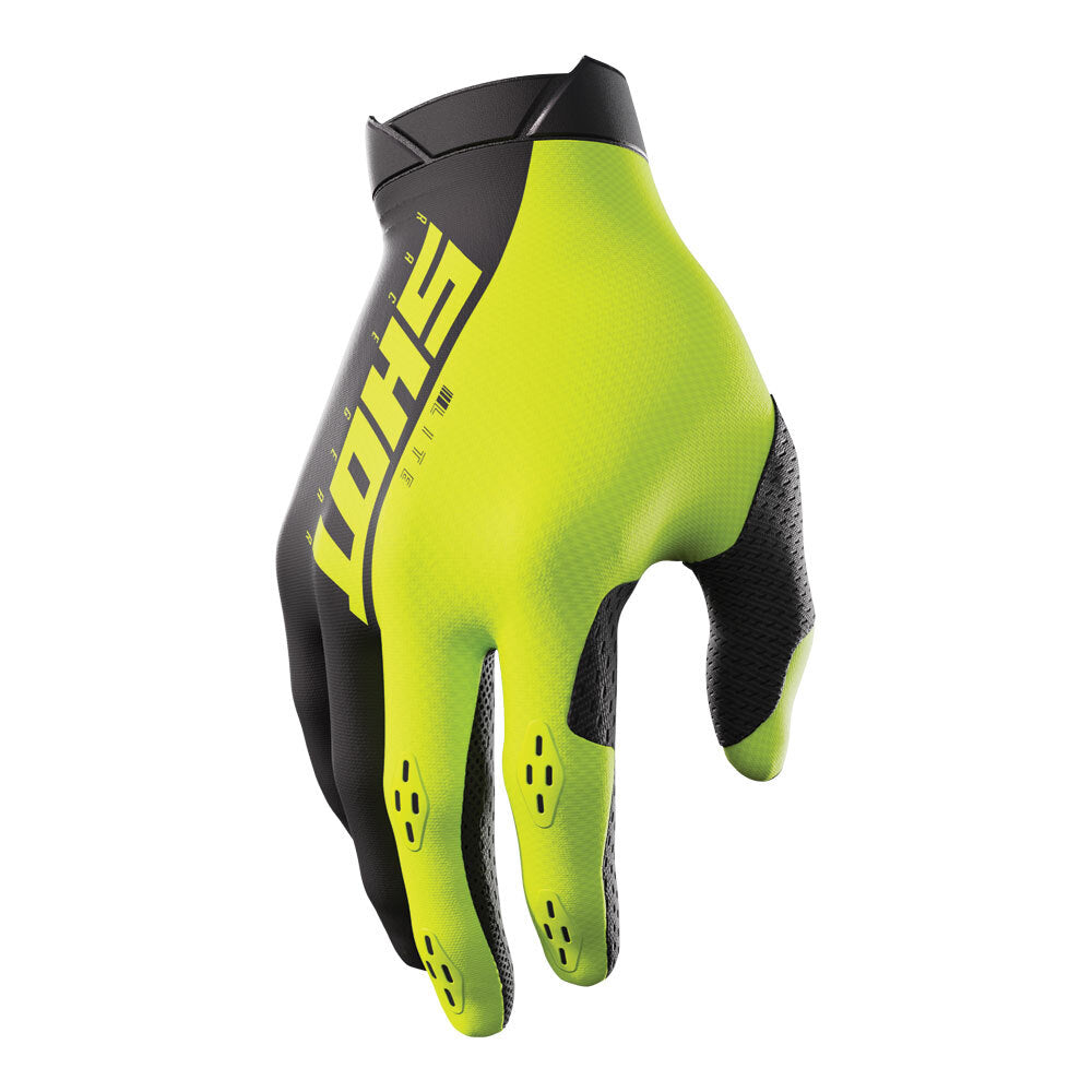 Shot Lite Gloves Neon Yellow 10
