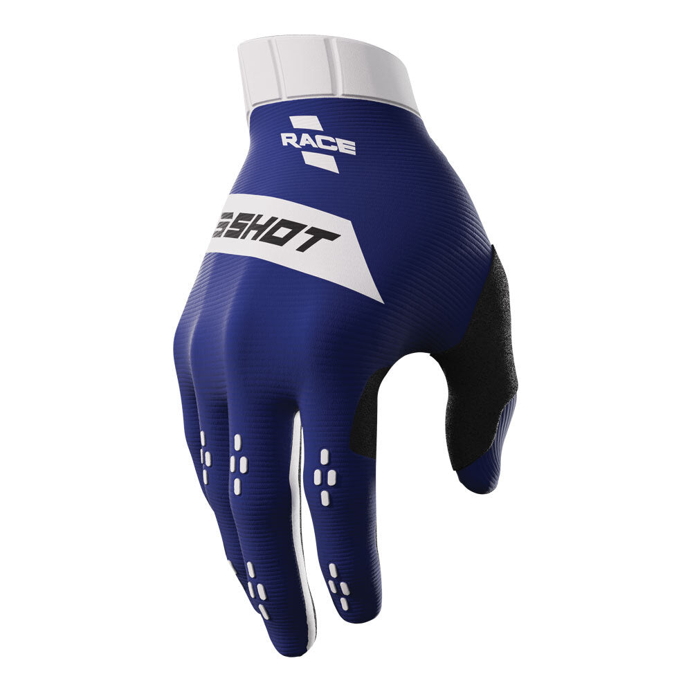Shot Race Gloves Blue 13