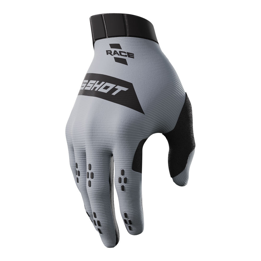 Shot Race Gloves Grey 08