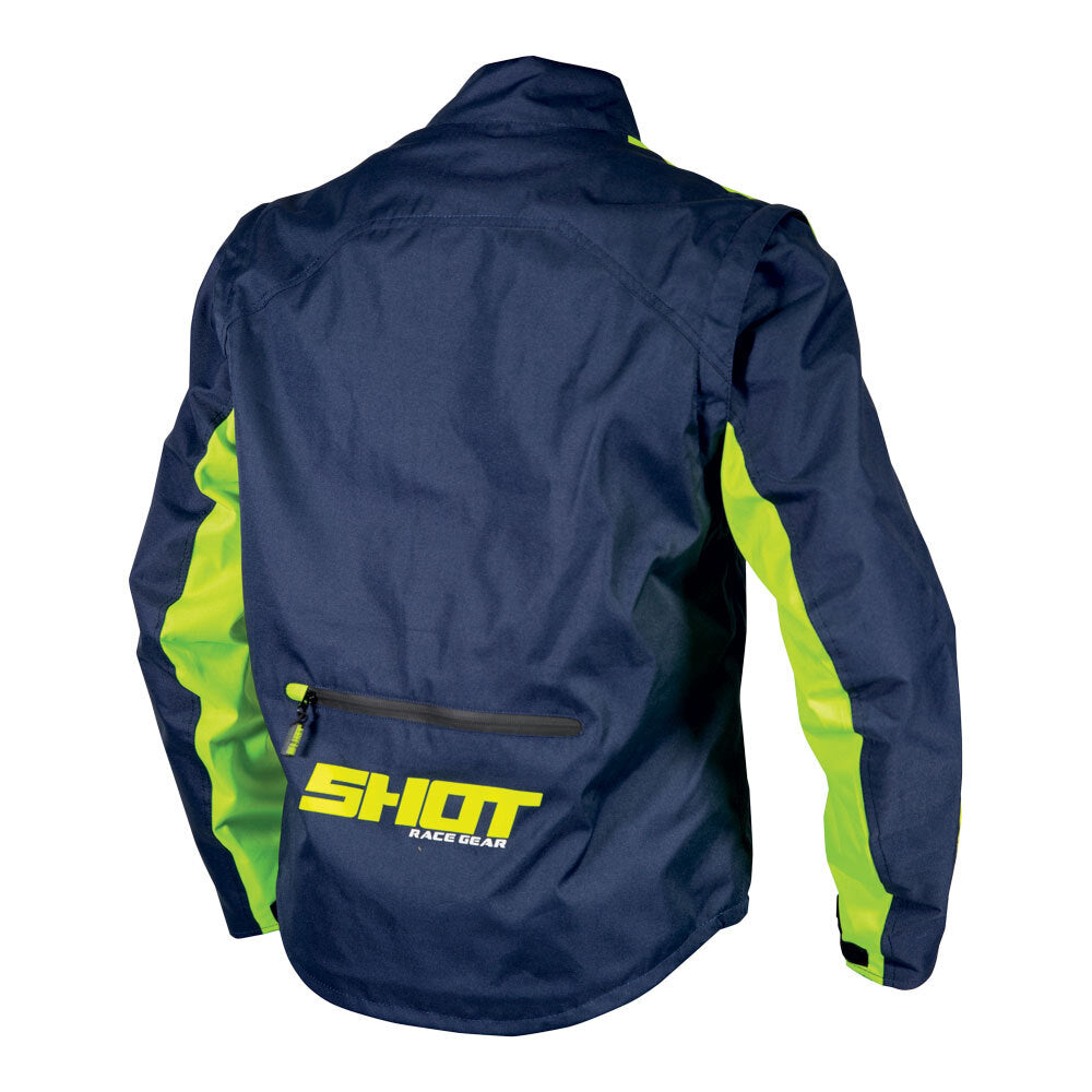 Shot Contact Assault Enduro Jacket Blue/Neon Yellow XL