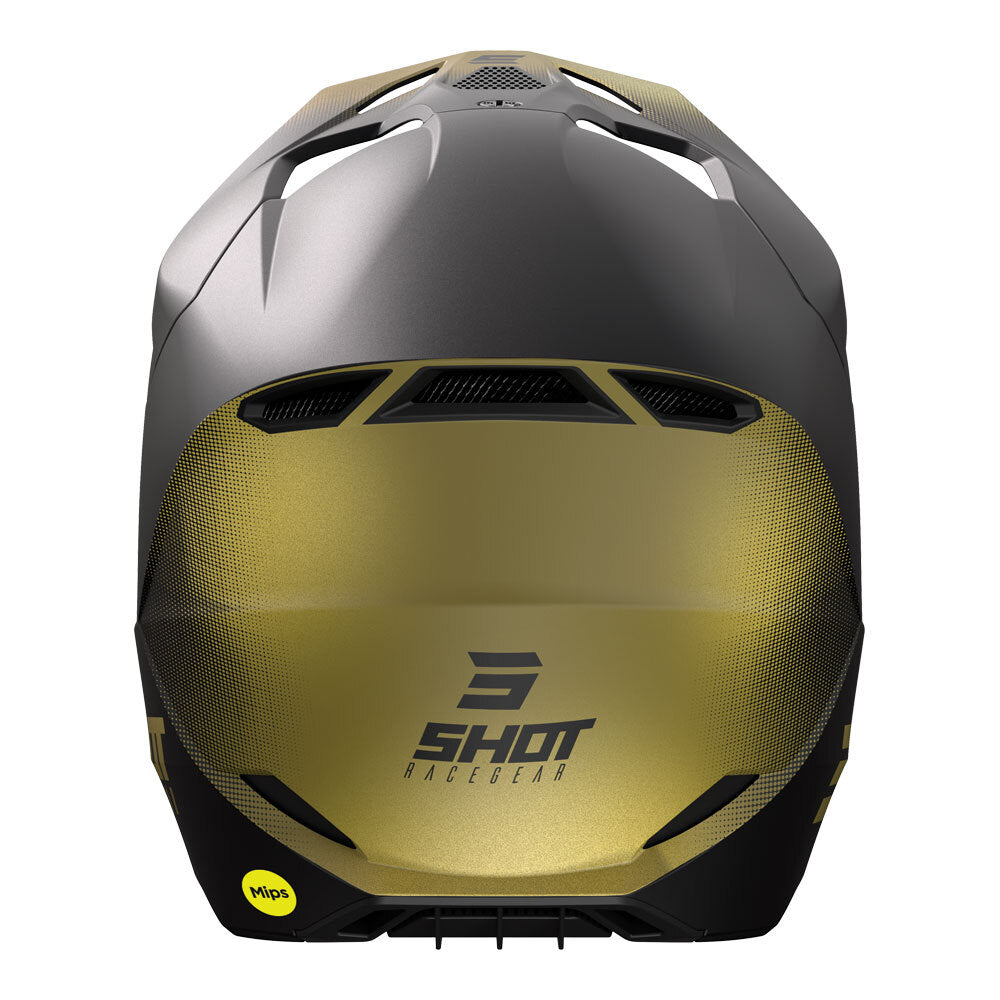 Shot Race Raw Helmet Gold Matt MIPS Large