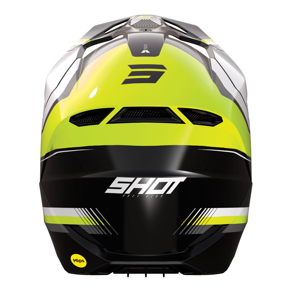 Shot Race Tracer Helmet Neon Yellow Glossy MIPS Small