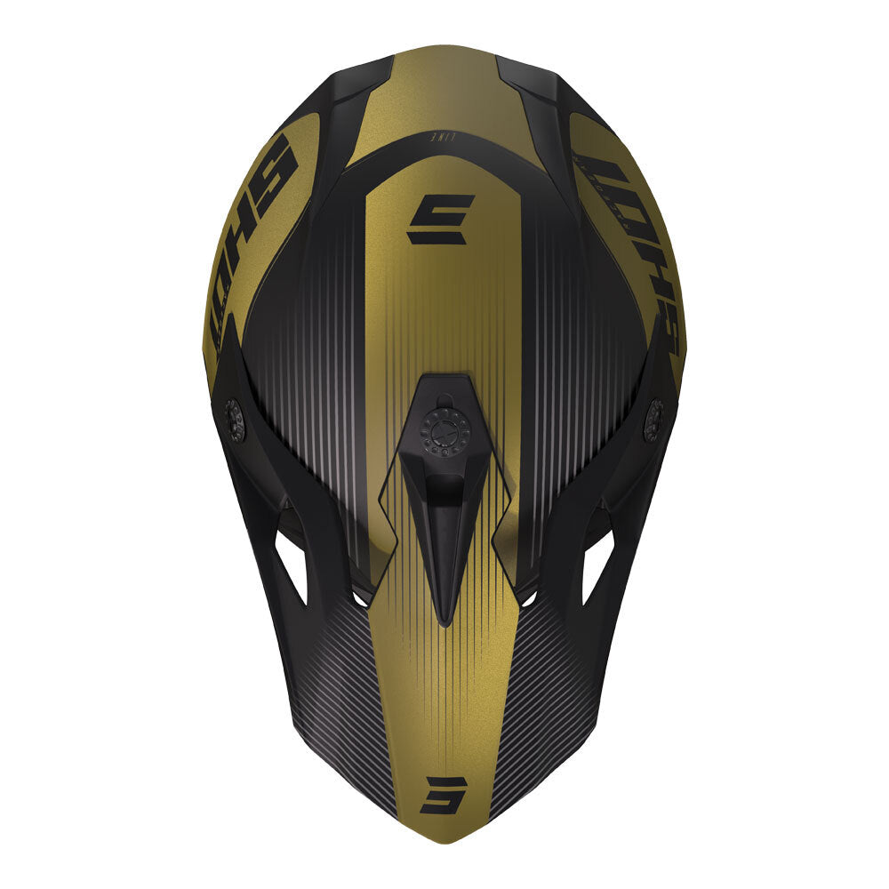 Shot Pulse Line Helmet Gold Matt Large