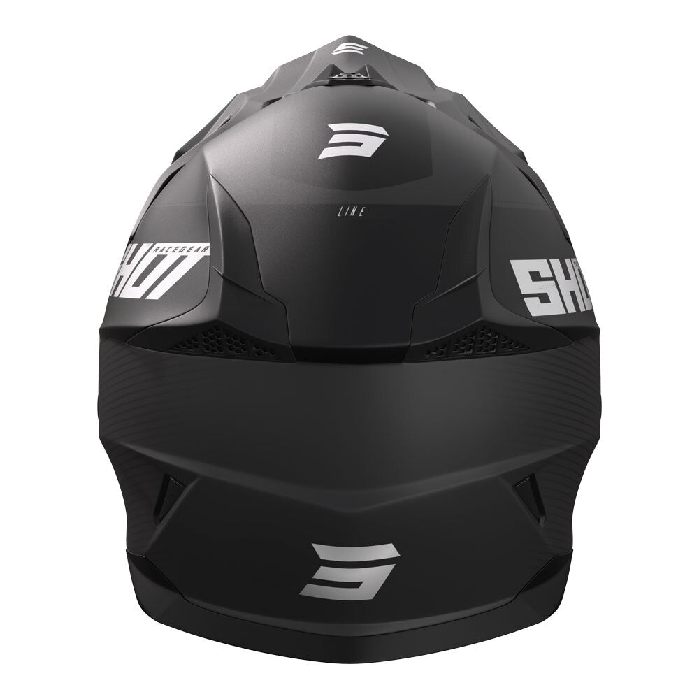 Shot Pulse Line Helmet Matt Black/Grey XL
