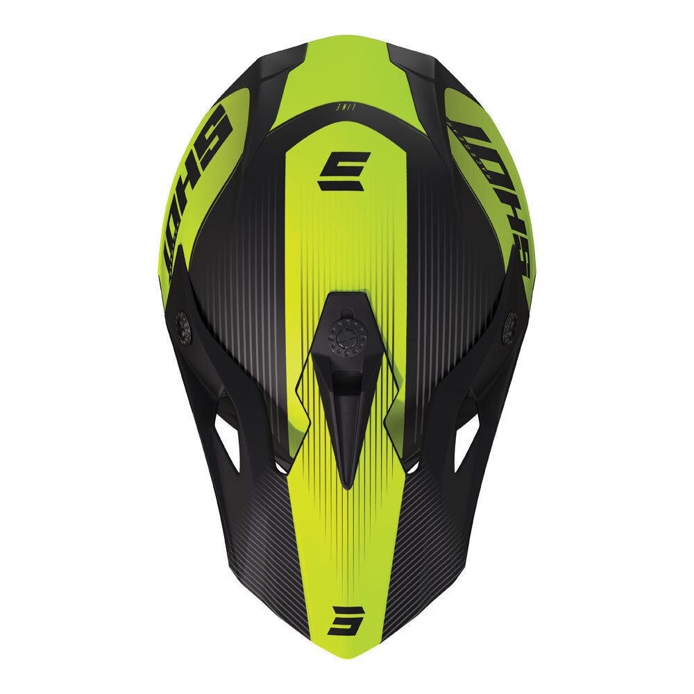 Shot Pulse Line Helmet Matt Neon Yellow Small