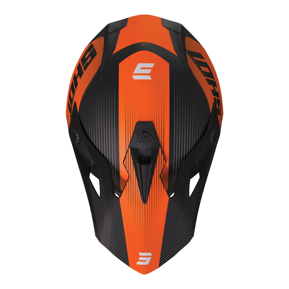 Shot Pulse Line Helmet Matt Orange Small