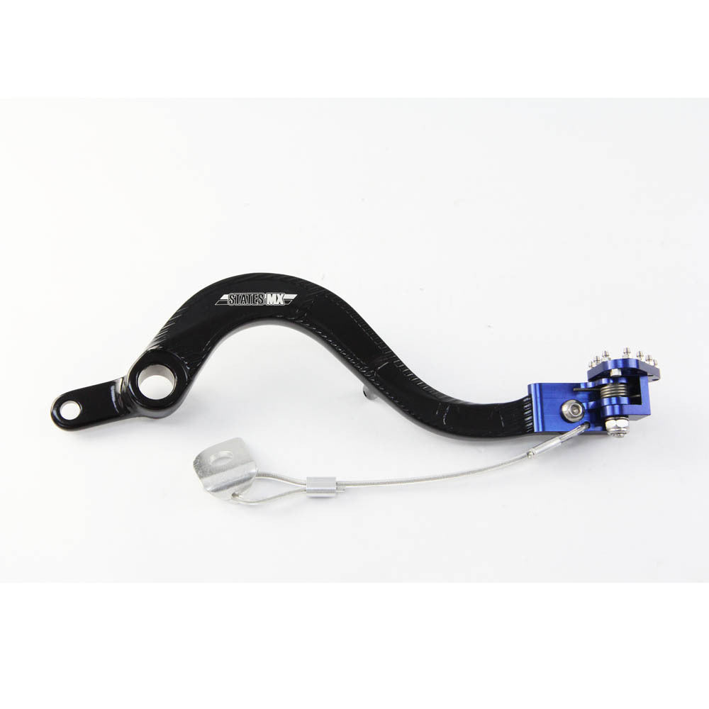 STATES MX BRAKE PEDAL W/ FLEX TIP - KAWASAKI - BLUE - 70-BPF-14B