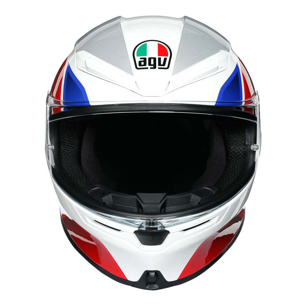 AGV K6 - HYPHEN WHITE/RED/BLUE L