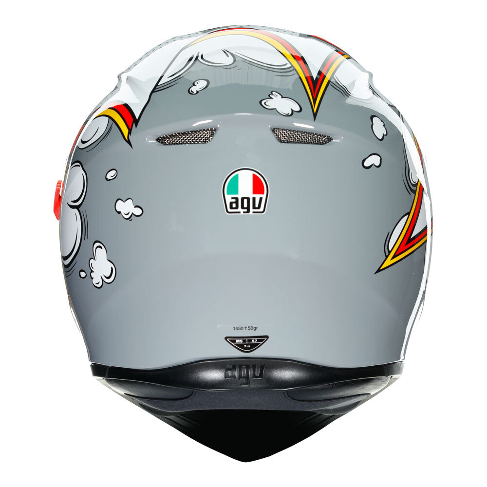 AGV K3 SV BUBBLE GREY/WHITE S